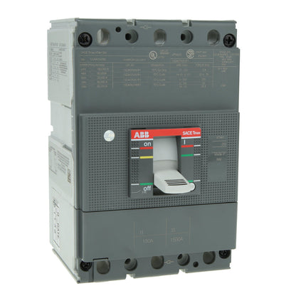 ABB XT4HU3150AFF000XXX Circuit Breaker | 600V 150A 3P 65kA@480V Bolt-On SACE Tmax XT