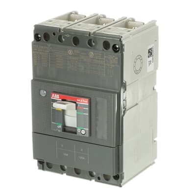ABB XT4SU3125AFF000XXX Circuit Breaker | 600V 125A 3P 35kA@480V Bolt-On SACE Tmax XT
