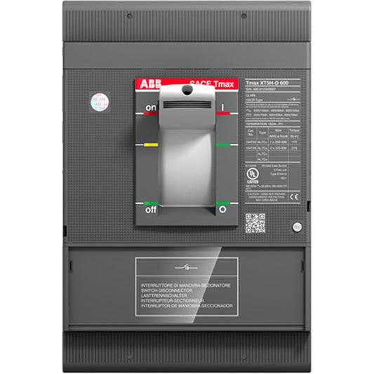ABB XT5HU340ADFF000XXX Circuit Breaker | 600V 400A 3P 65kA@480V Bolt-On