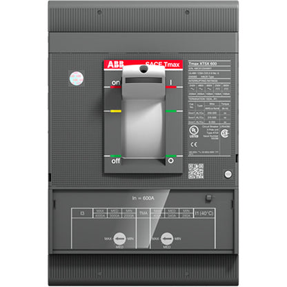ABB XT5NU330ABFF000XXX Circuit Breaker | 600V 300A 3P 25kA@480V Bolt-On SACE Tmax XT