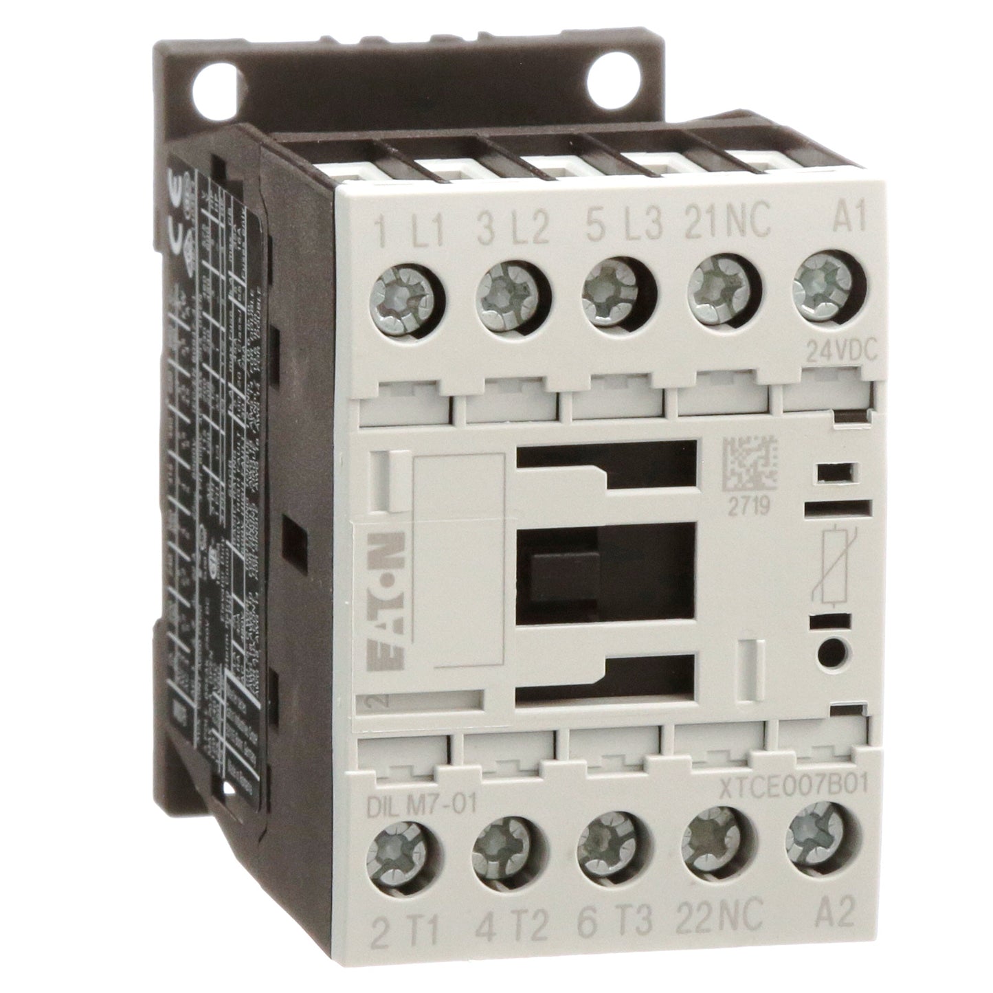 Cutler Hammer XTCE007B01TD Contactor | 3P 3PH 600V 7A 24V XT Series