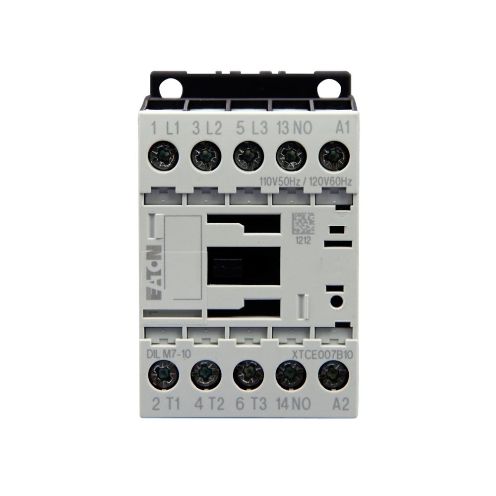 Cutler Hammer XTCE007B10A Contactor | 3P 3PH 600V 7A 120V coil XT Series