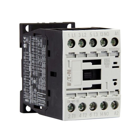 Eaton XTCE007B10T Contactor | 3P 3Ph 7A 24V Coil Non-Reversing