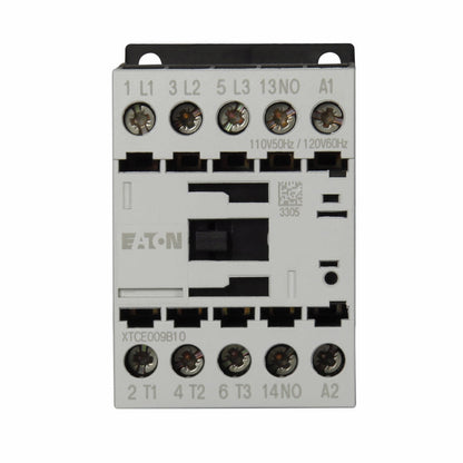 XTCE009B10A Cutler Hammer XT Series Contactor 600V 9A 120V Coil - Essential Electric Supply