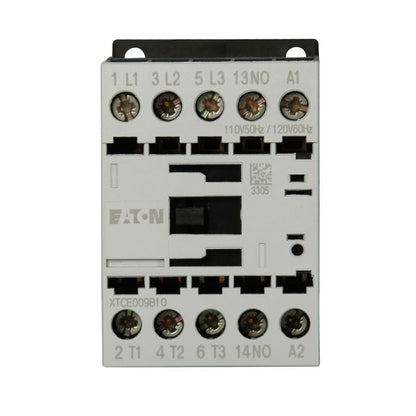 Cutler Hammer XTCE009B10A Contactor | 3P 3PH 600V 9A 120V Coil XT Series