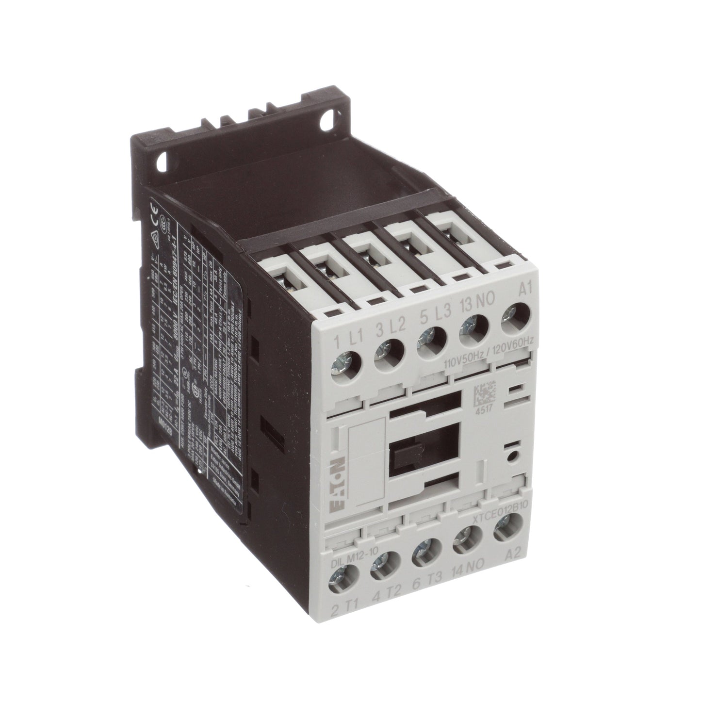Cutler Hammer XTCE012B10A Contactor | 3P 3P 600V 12A 120V XT Series
