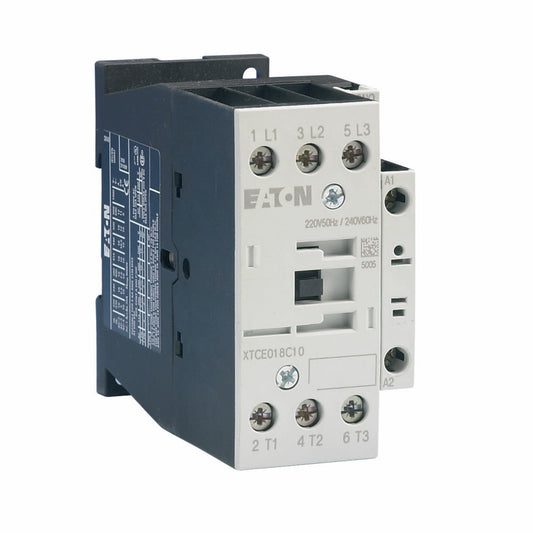 XTCE018C10A Cutler Hammer XT Series Contactor 600V 18A 120V Coil - Essential Electric Supply