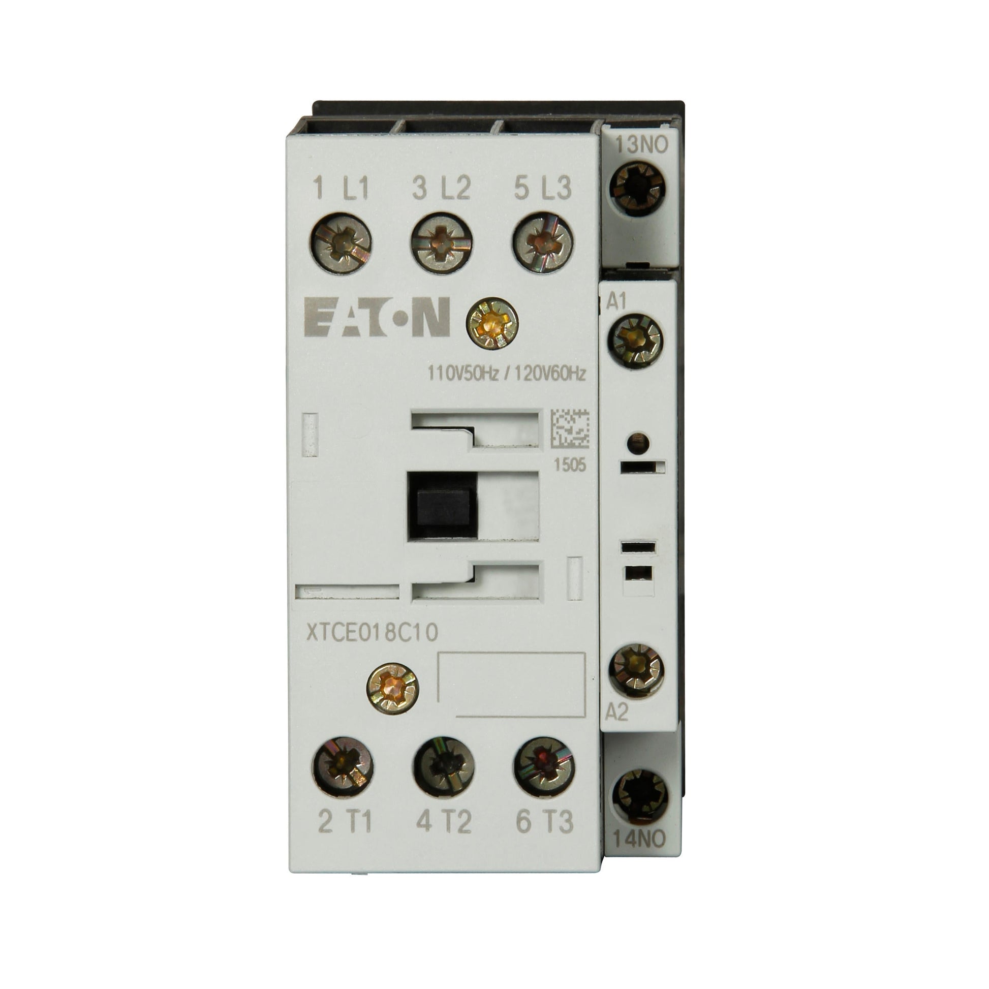 XTCE018C10D - CUTLER HAMMER - EATON - XT IEC contactor, three pole, screw terminals, full voltage non-reversing contactor - Essential Electric Supply