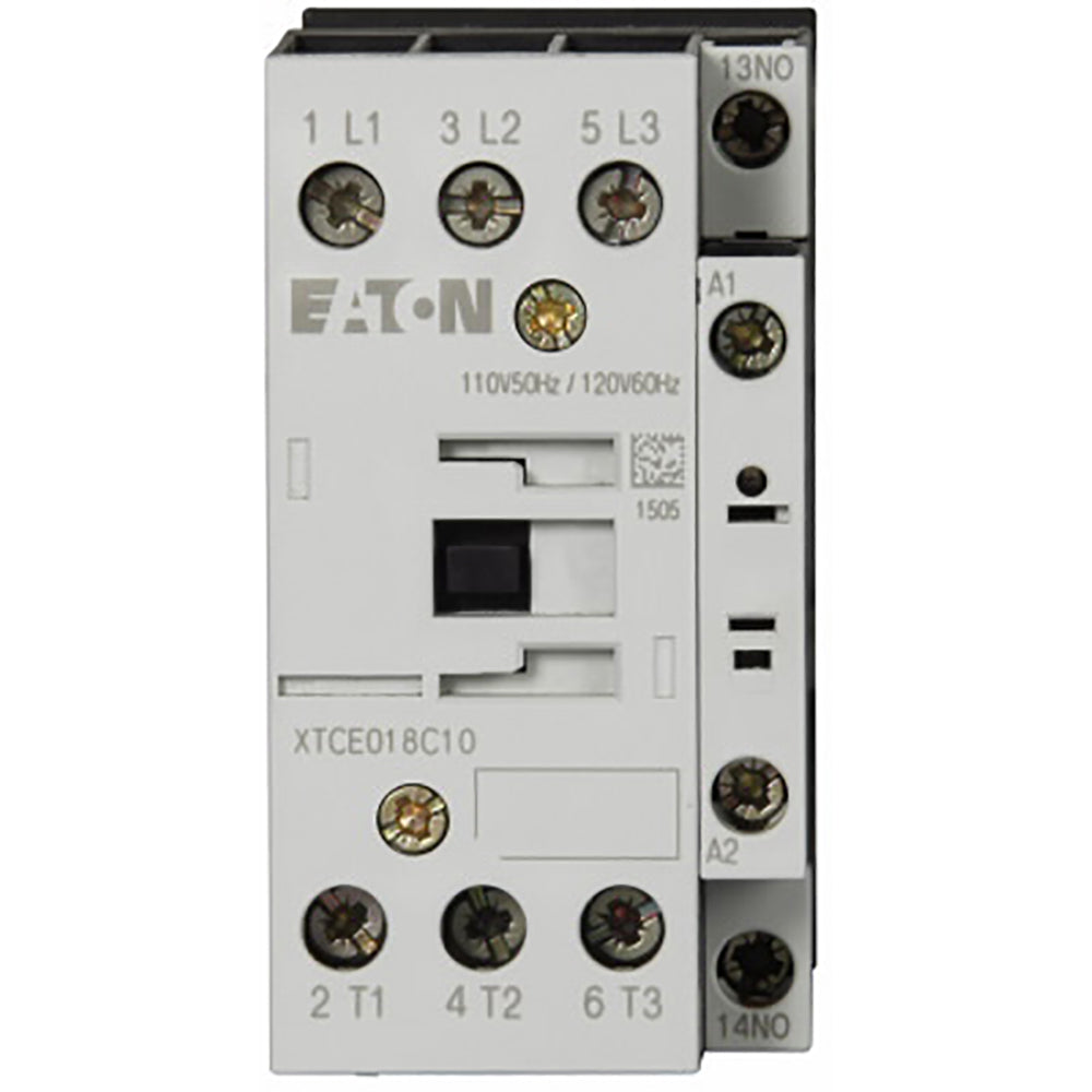 Cutler Hammer XTCE018C10C Motor Control | 3P 3PH 600V 18A 480V coil XT Series