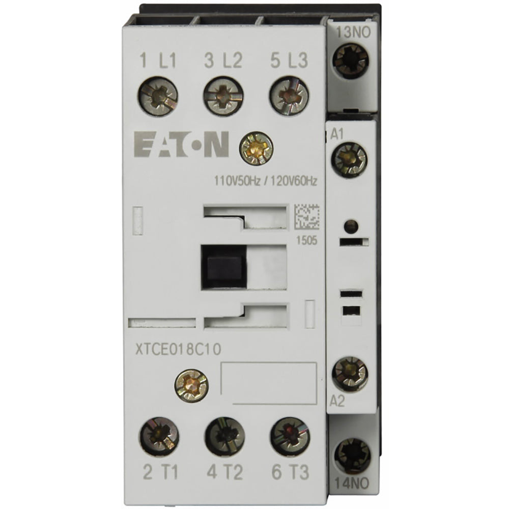 Cutler Hammer XTCE018C10E Contactor | 3P 3PH 600V 18A 208V XT Series