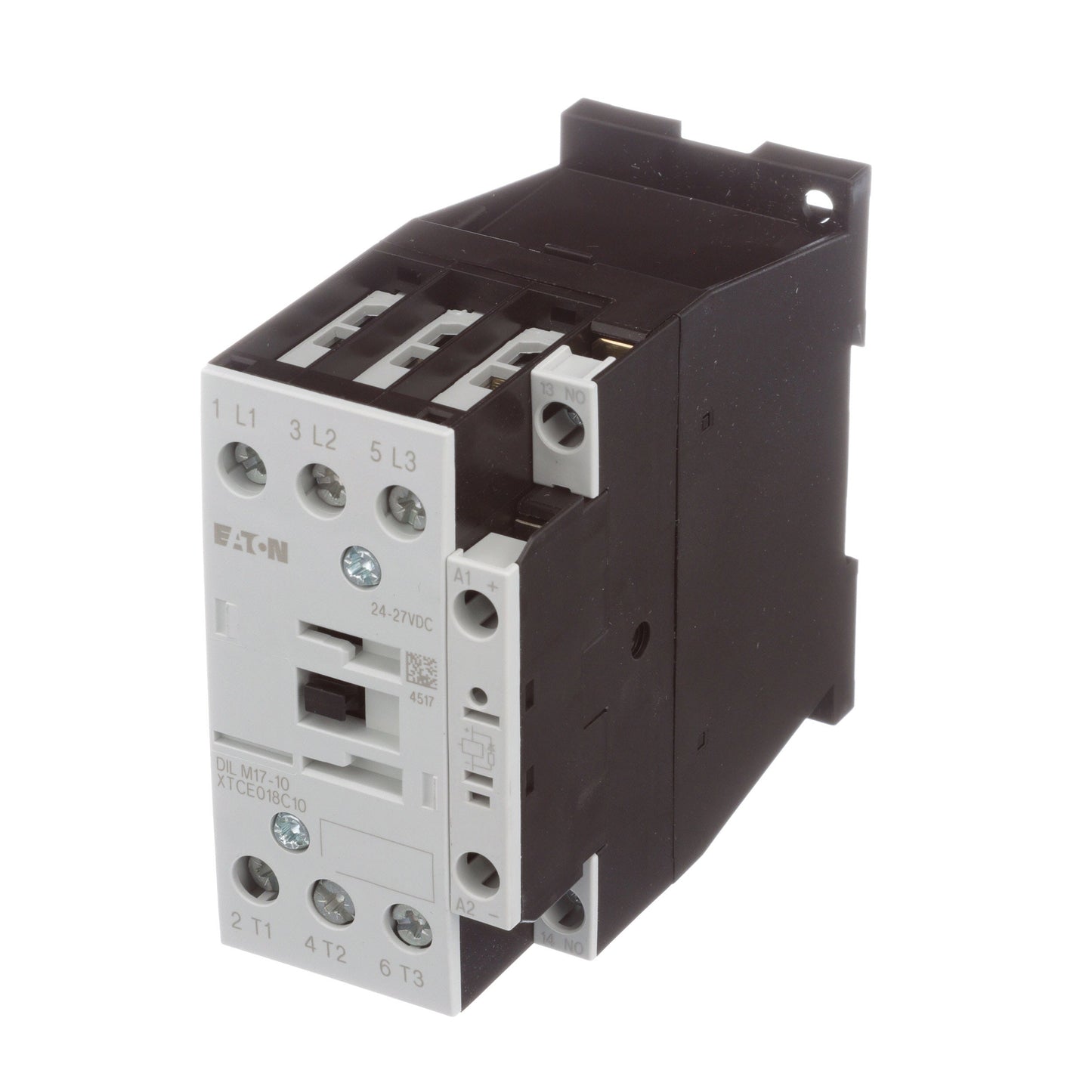 Cutler Hammer XTCE018C10TD Contactor | 3P 3PH 600V 18A 24V-27V coil XT Series