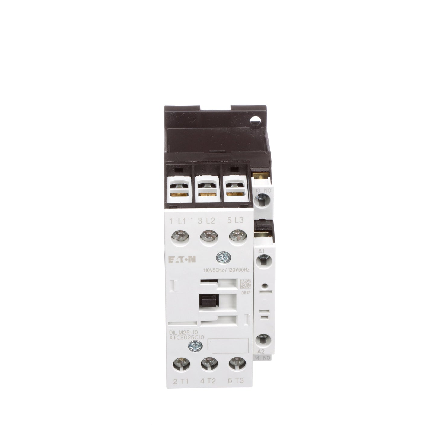 Cutler Hammer XTCE025C10A Contactor | 3P 3PH 600V 25A 120V Coil XT Series