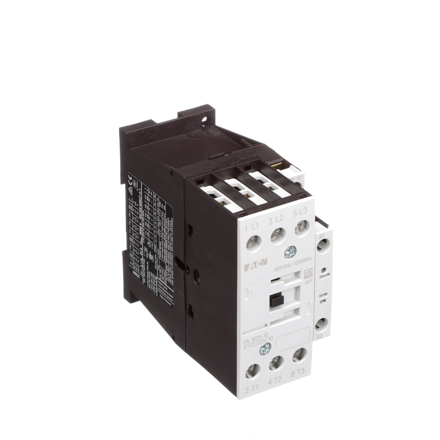 Cutler Hammer XTCE025C10A Contactor | 3P 3PH 600V 25A 120V Coil XT Series