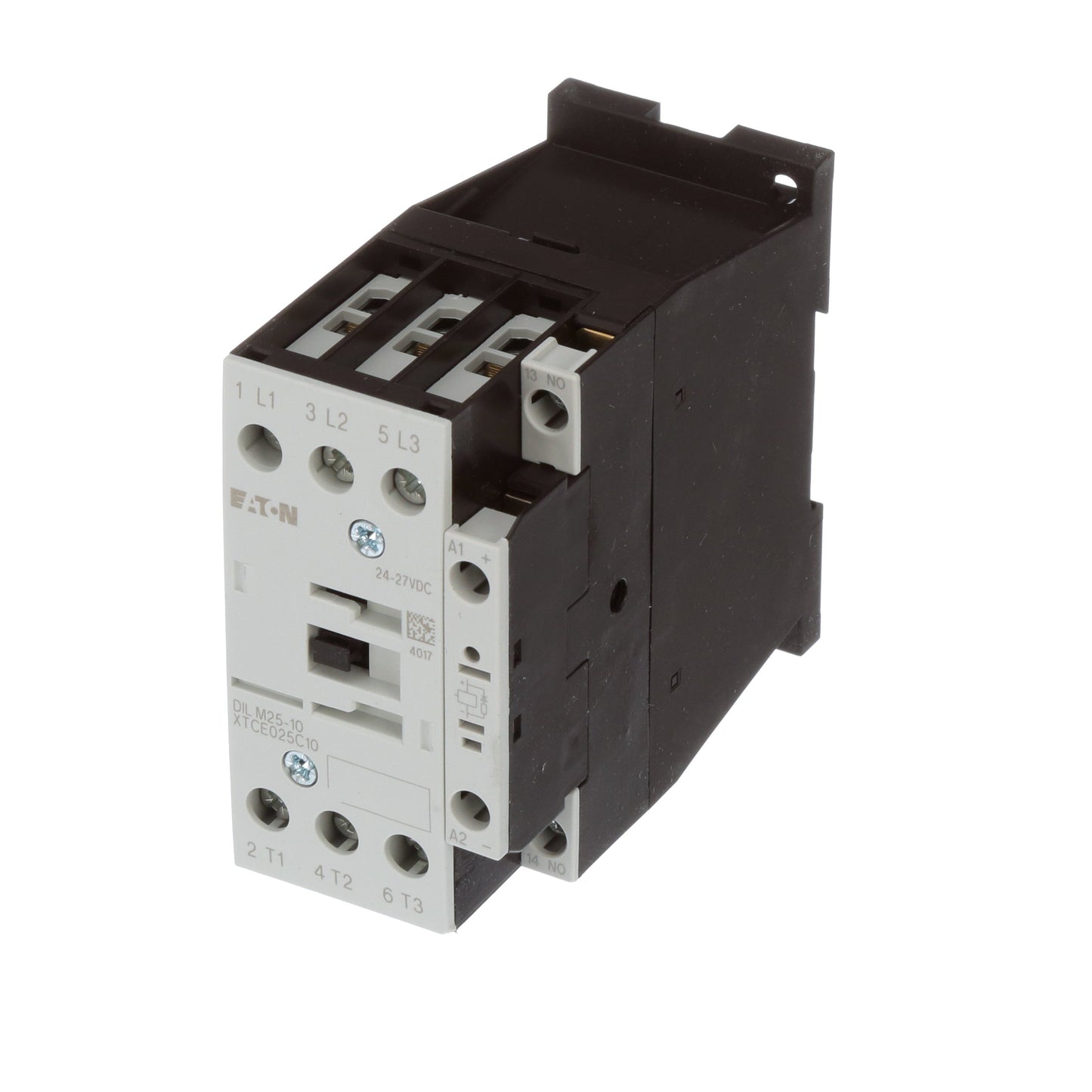 Cutler Hammer XTCE025C10TD Contactor | 3P 3PH 600V 25A 24V-27V coil XT Series