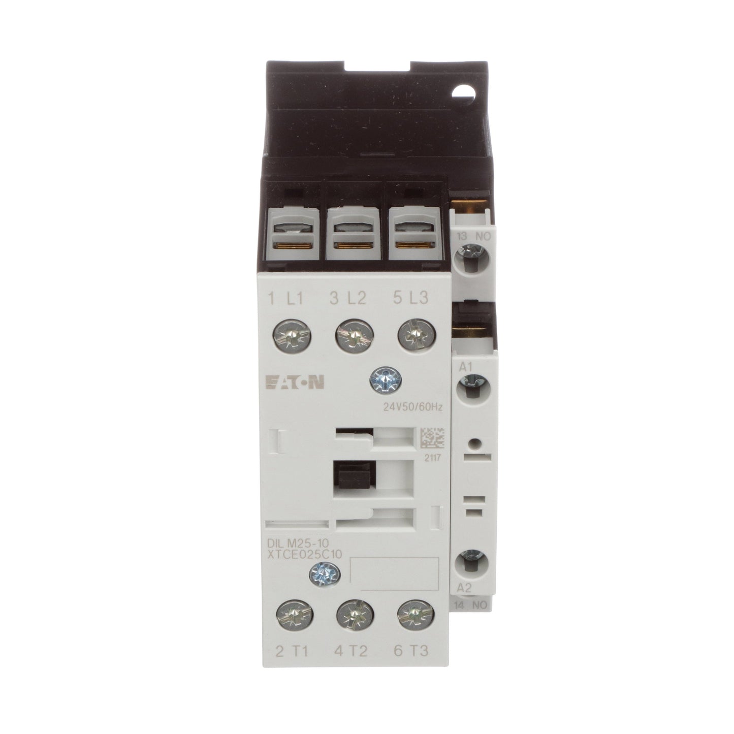 Cutler Hammer XTCE025C10T Motor Control | 3 pole 3 phase 600V 25A 24V coil XT Series