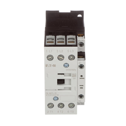 Cutler Hammer XTCE025C10T Motor Control | 3 pole 3 phase 600V 25A 24V coil XT Series