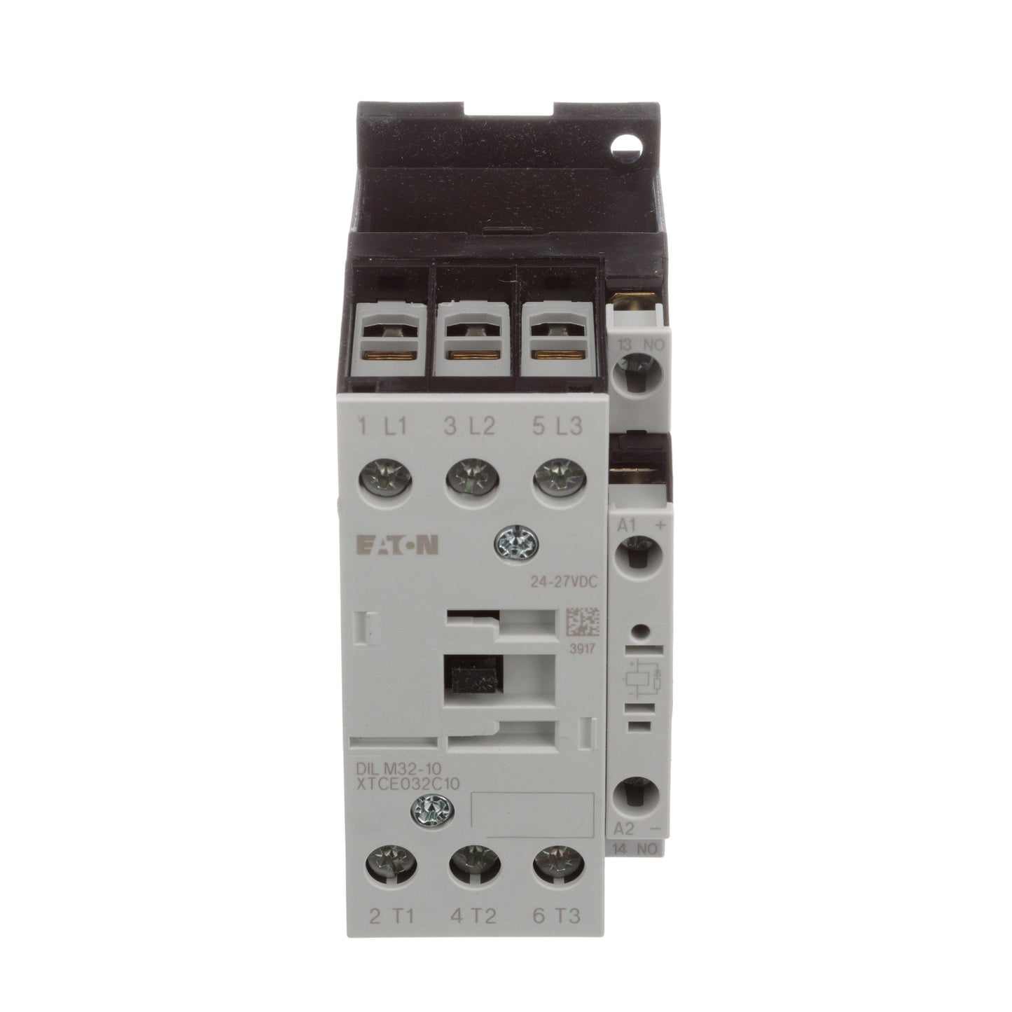 Cutler Hammer XTCE032C10TD Contactor | 3P 3PH 600V 32A 24V-27V coil XT Series