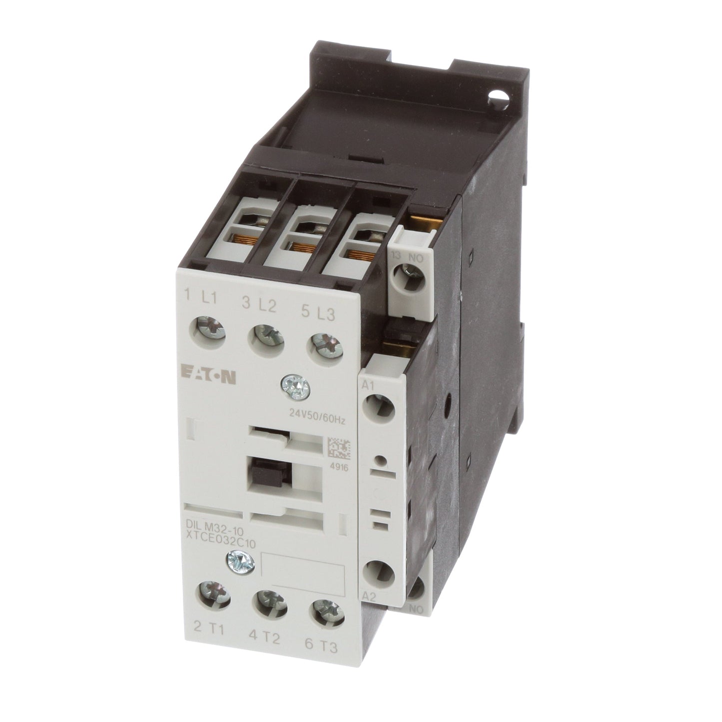 Eaton XTCE032C10T Contactor 3 pole 3 phase 32A 24V coil XT Series