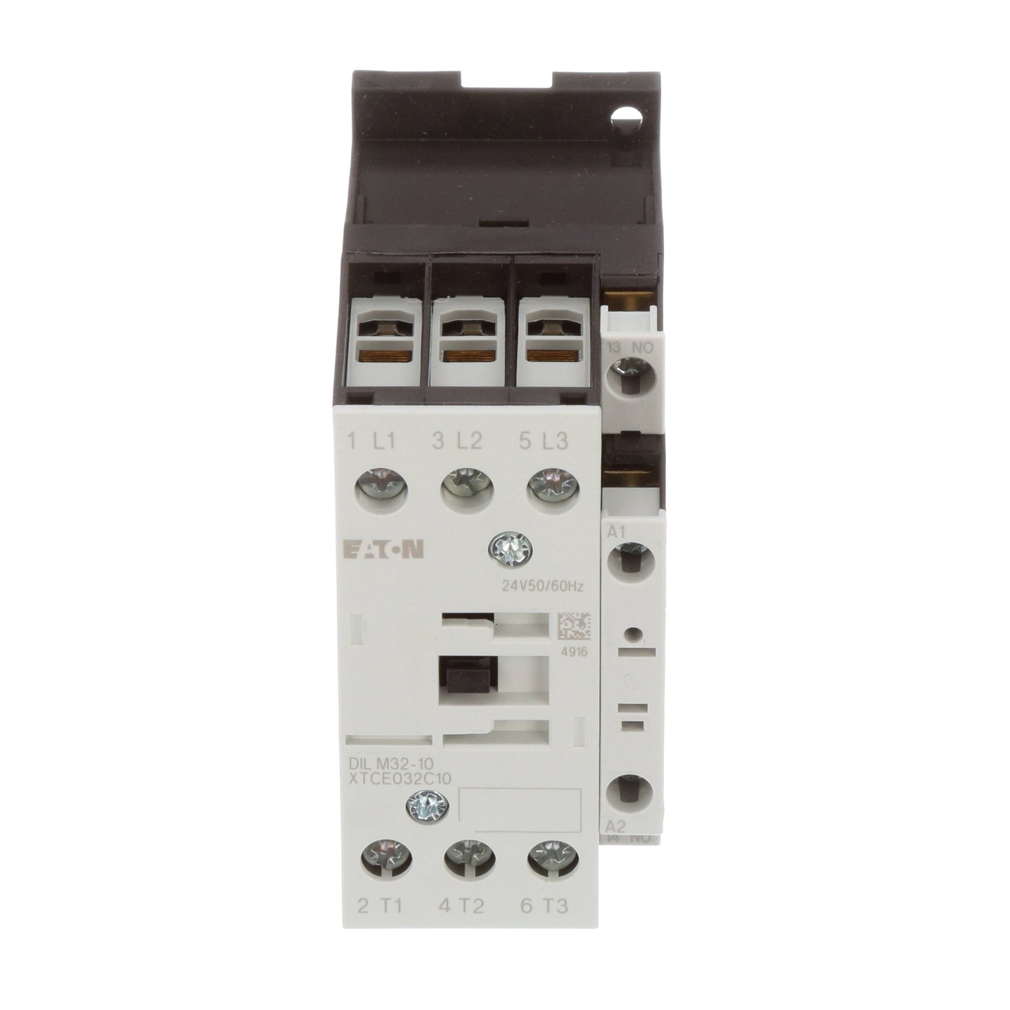 Eaton XTCE032C10T Contactor 3 pole 3 phase 32A 24V coil XT Series