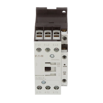 Eaton XTCE032C10T Contactor 3 pole 3 phase 32A 24V coil XT Series