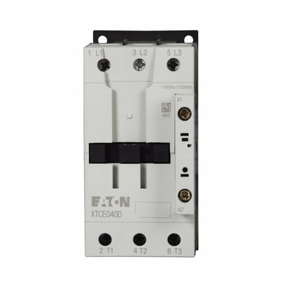 Cutler Hammer XTCE040D00A Motor Control | 3 pole 3 phase 600V 40A 120V coil XT Series