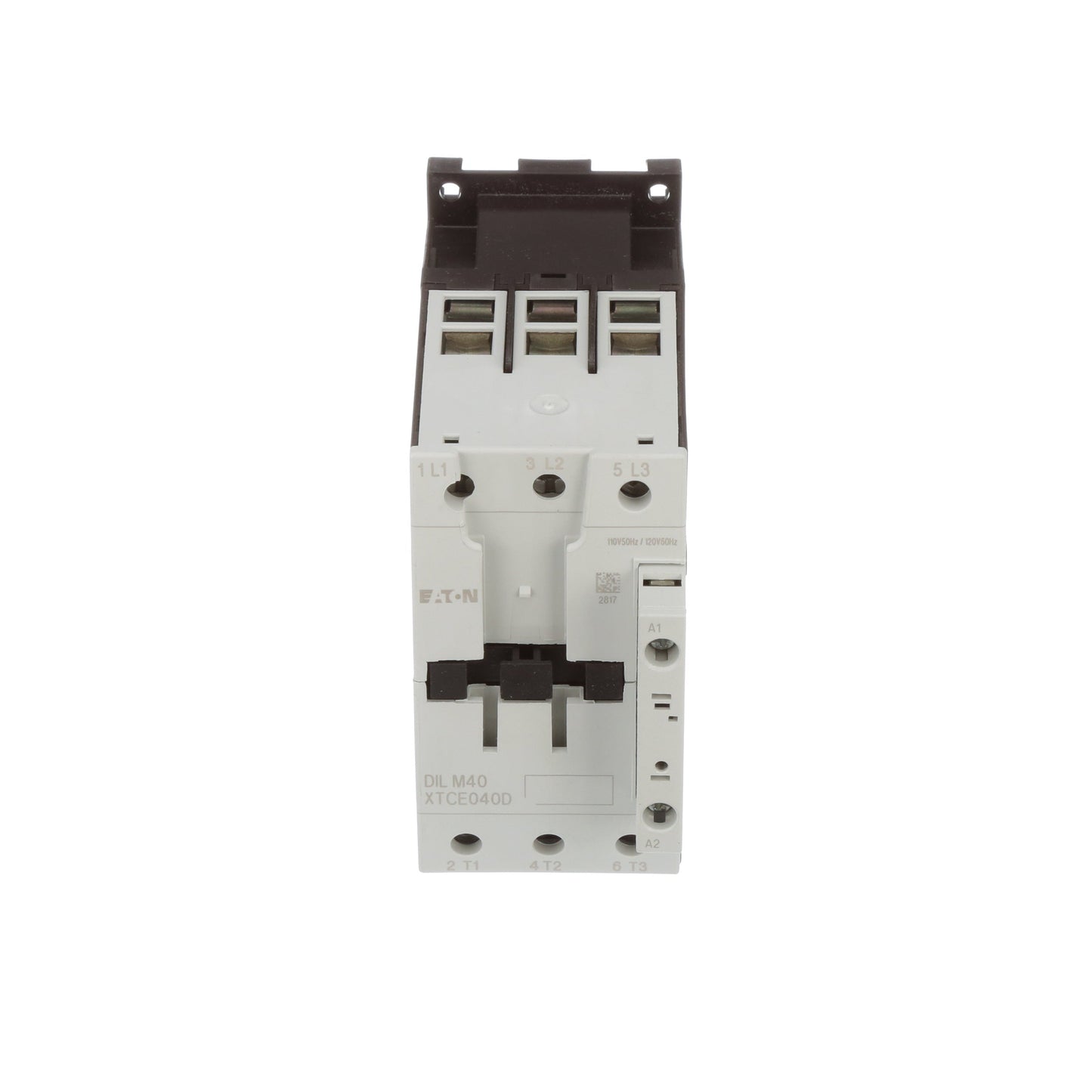 Cutler Hammer XTCE040D00A Motor Control | 3 pole 3 phase 600V 40A 120V coil XT Series