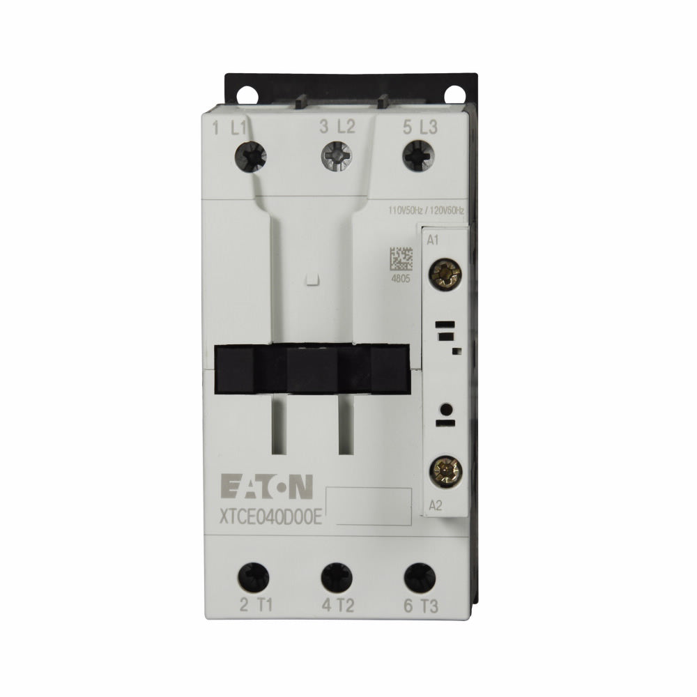 Cutler Hammer XTCE040D00E Contactor | 3P 3PH 600V 40A 208V coil XT Series