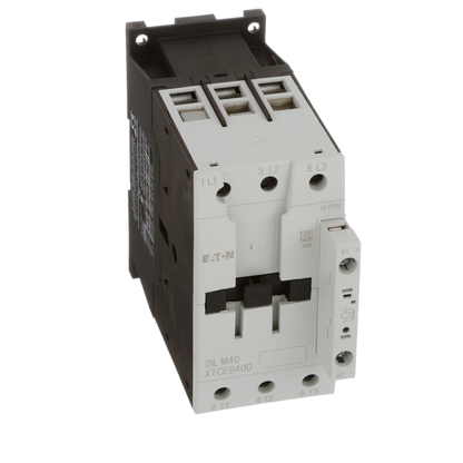 Cutler Hammer XTCE040D00TD Contactor | 3P 3PH 600V 40A 24V-27V coil XT Series