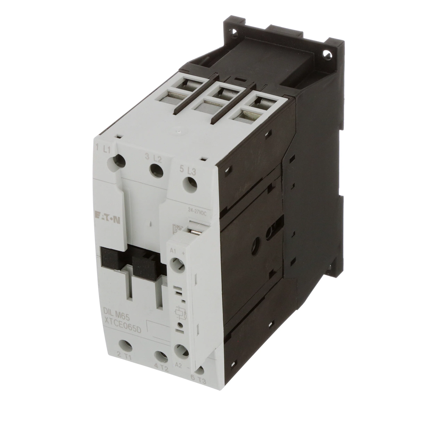 Cutler Hammer XTCE065D00TD Contactor 3 pole 3 phase 600V 65A 24V coil XT Series
