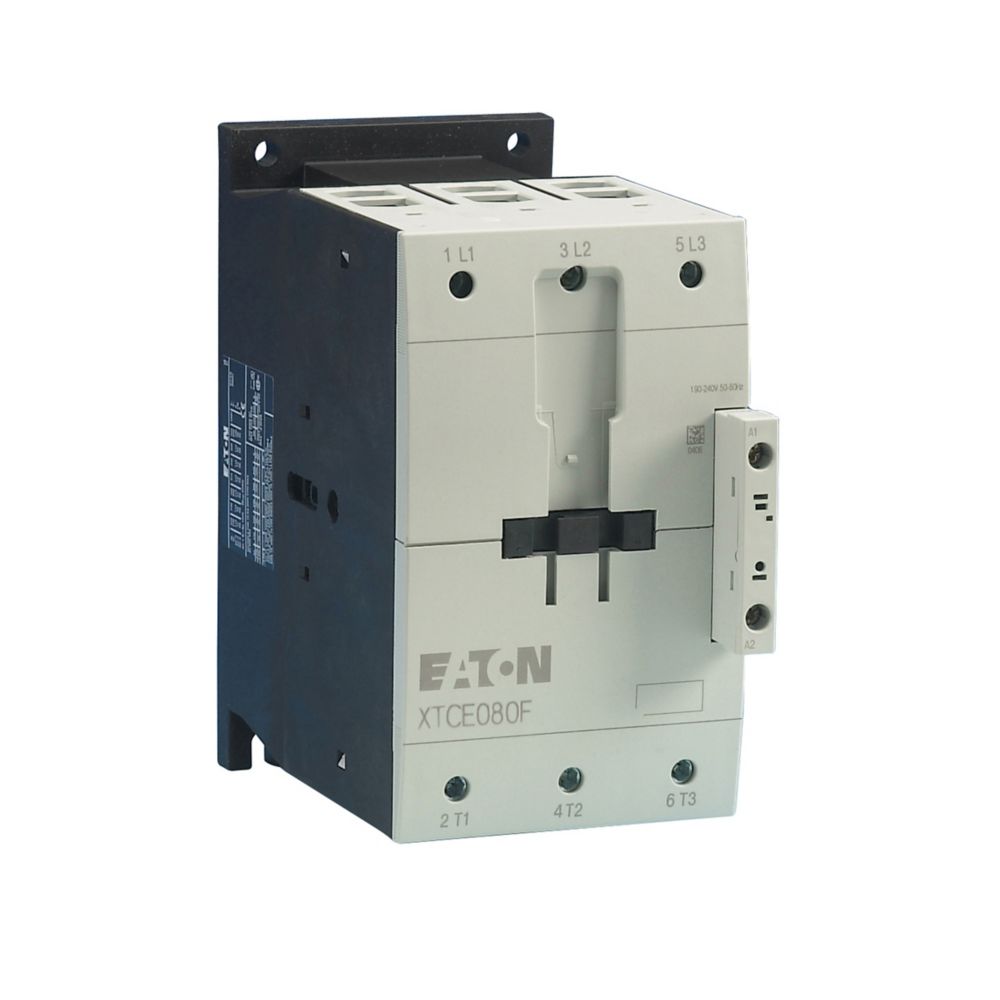 Cutler Hammer XTCE080F00A Contactor | 3P 3PH 600V 80A 120V coil XT Series
