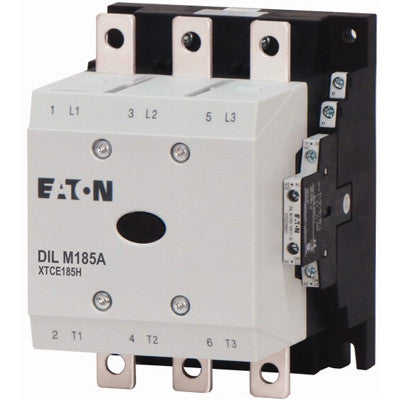 Eaton XTCE185H22C Contactor | 3P 3PH 185A 21V 480V coil XT Series