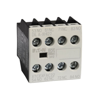 Cutler Hammer XTCEXFAC22 Contactor And Motor Starter Auxiliary | 690 AC/220 DC 2NO/2NC XT Series