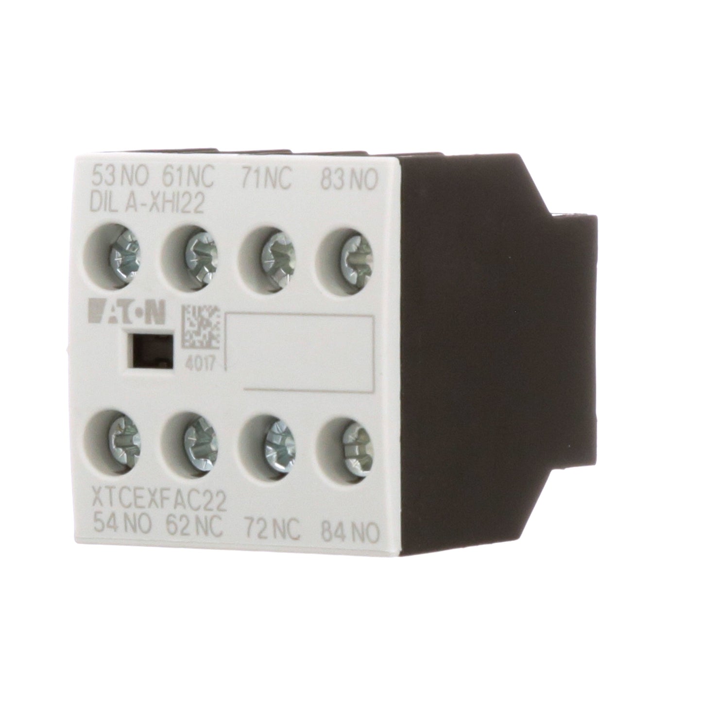 Cutler Hammer XTCEXFAC22 Contactor And Motor Starter Auxiliary | 690 AC/220 DC 2NO/2NC XT Series
