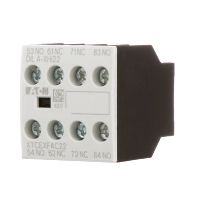 Cutler Hammer XTCEXFAC22 Contactor And Motor Starter Auxiliary | 690 AC/220 DC 2NO/2NC XT Series