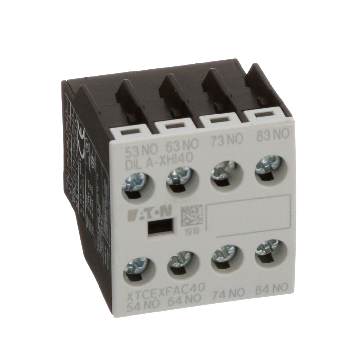 Cutler Hammer XTCEXFAC40 Contactor And Motor Starter Auxiliary | 4NO 690V AC/220V DC XT Series