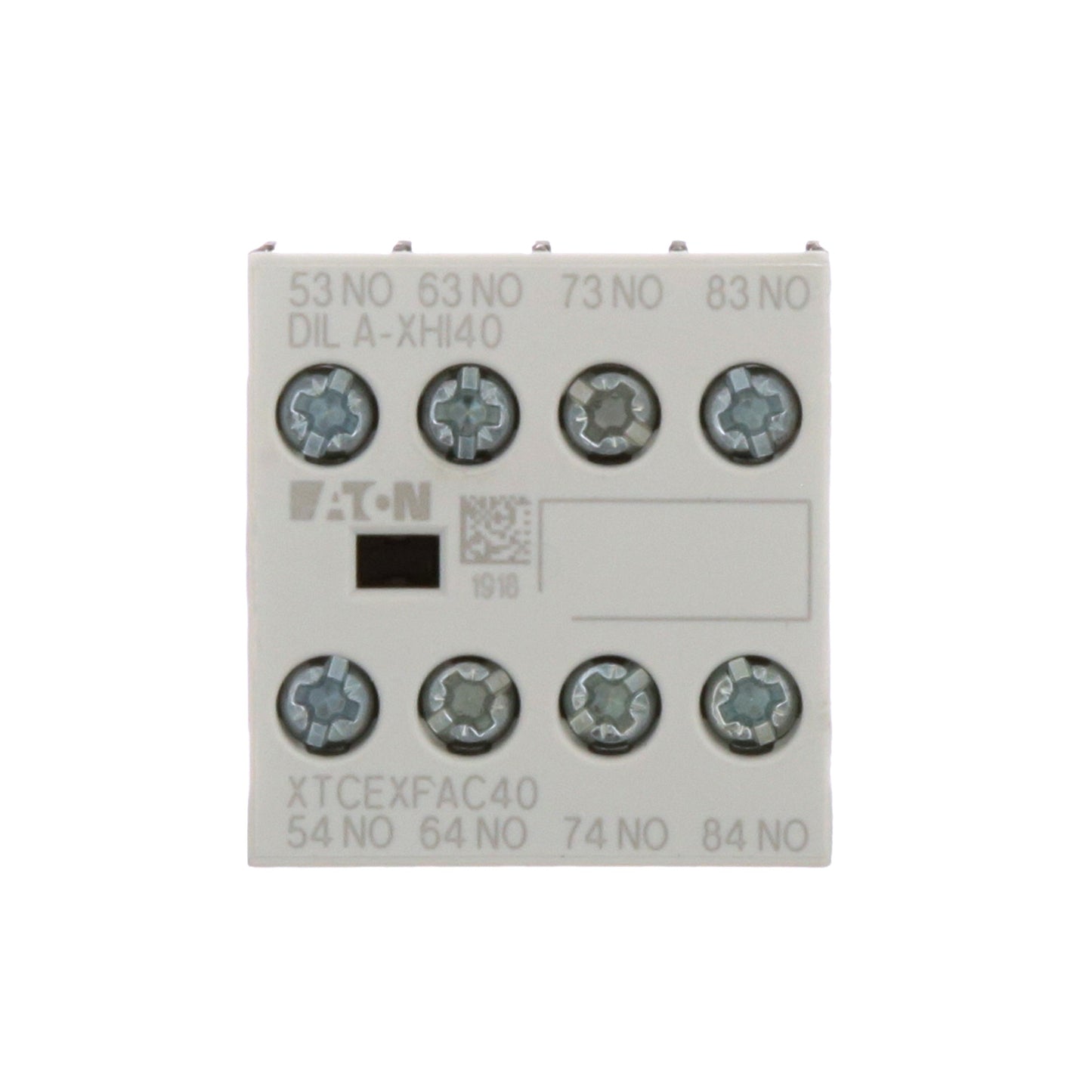 Cutler Hammer XTCEXFAC40 Contactor And Motor Starter Auxiliary | 4NO 690V AC/220V DC XT Series