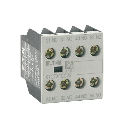 Eaton XTCEXFCC22 Contactor And Motor Starter Auxiliary | 1V 2NO/2NC