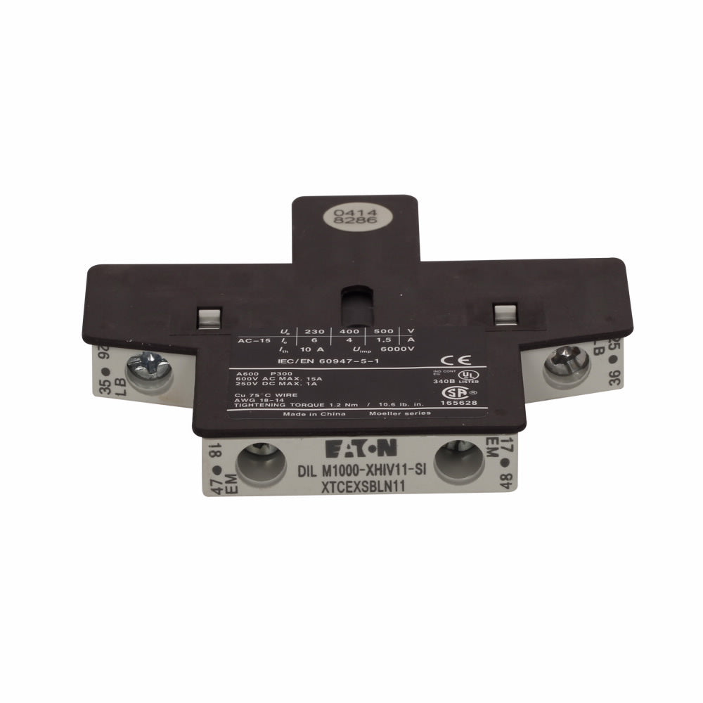 XTCEXSCC11 Cutler Hammer XT Series Auxiliary Contact - Essential Electric Supply