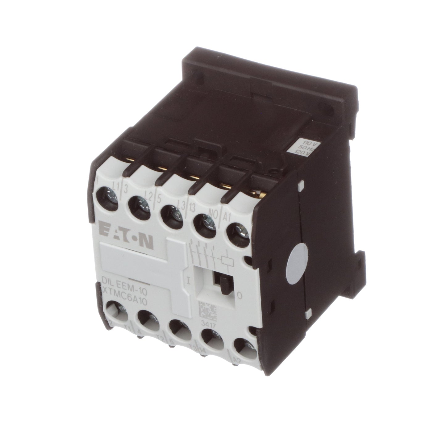 Eaton XTMC6A10A Contactor | 110 VAC 1 NO XT