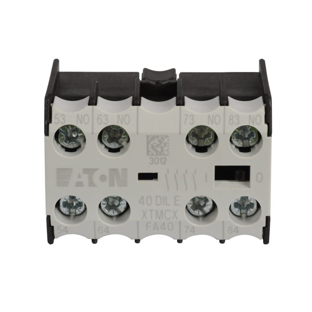 Eaton XTMCXFA40 Contactor And Motor Starter Auxiliary | 4NO 7V