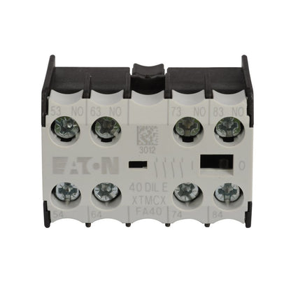 Eaton XTMCXFA40 Contactor And Motor Starter Auxiliary | 4NO 7V