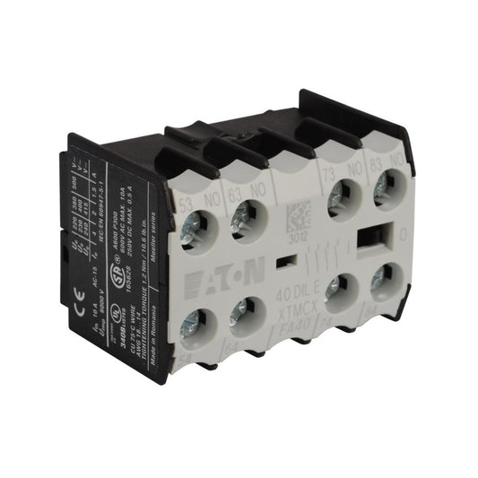 Eaton XTMCXFA40 Contactor And Motor Starter Auxiliary | 7V 4NO