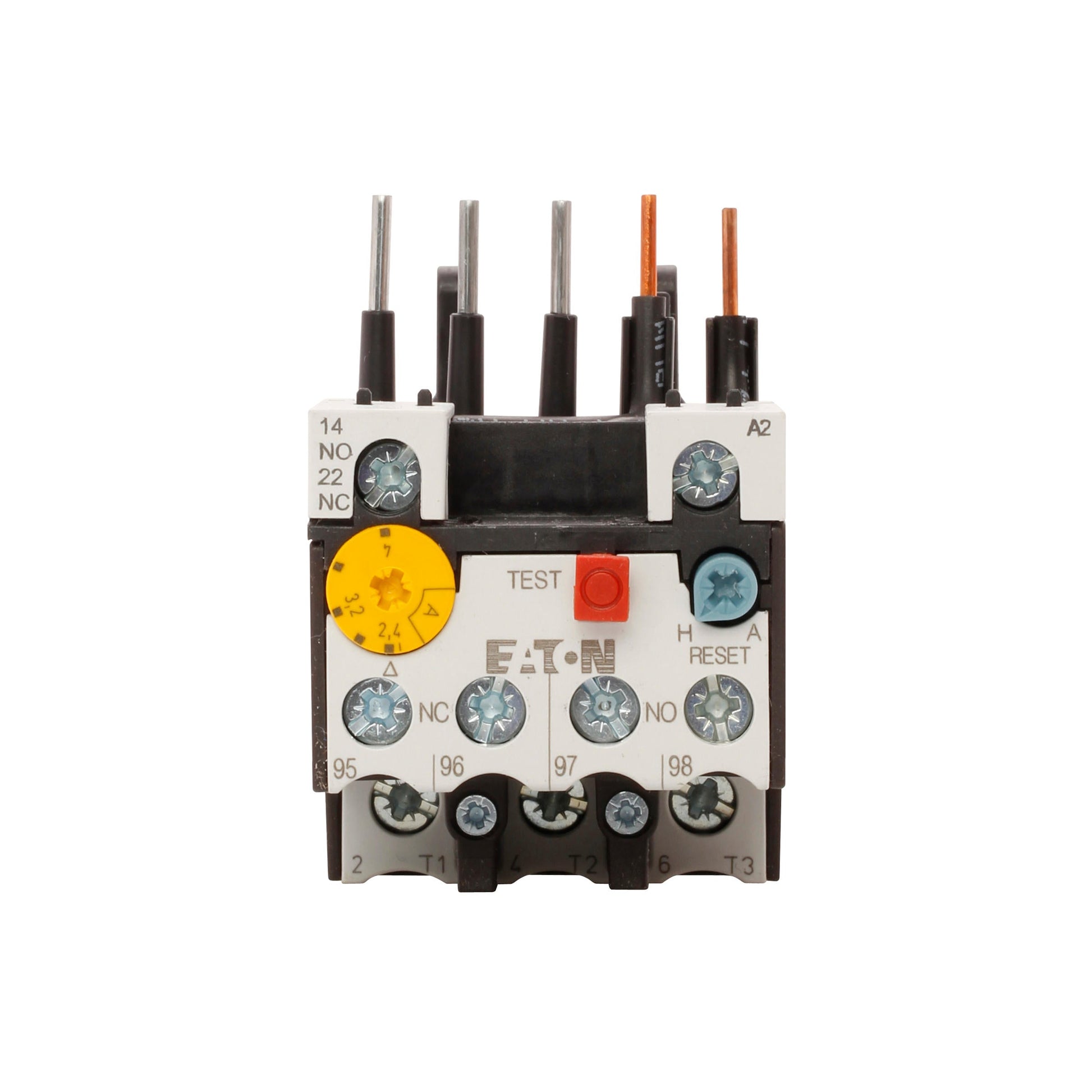 Eaton / Cutler bimetallic overload relay, 2.4-4A  1NO-1NC - Essential Electric Supply