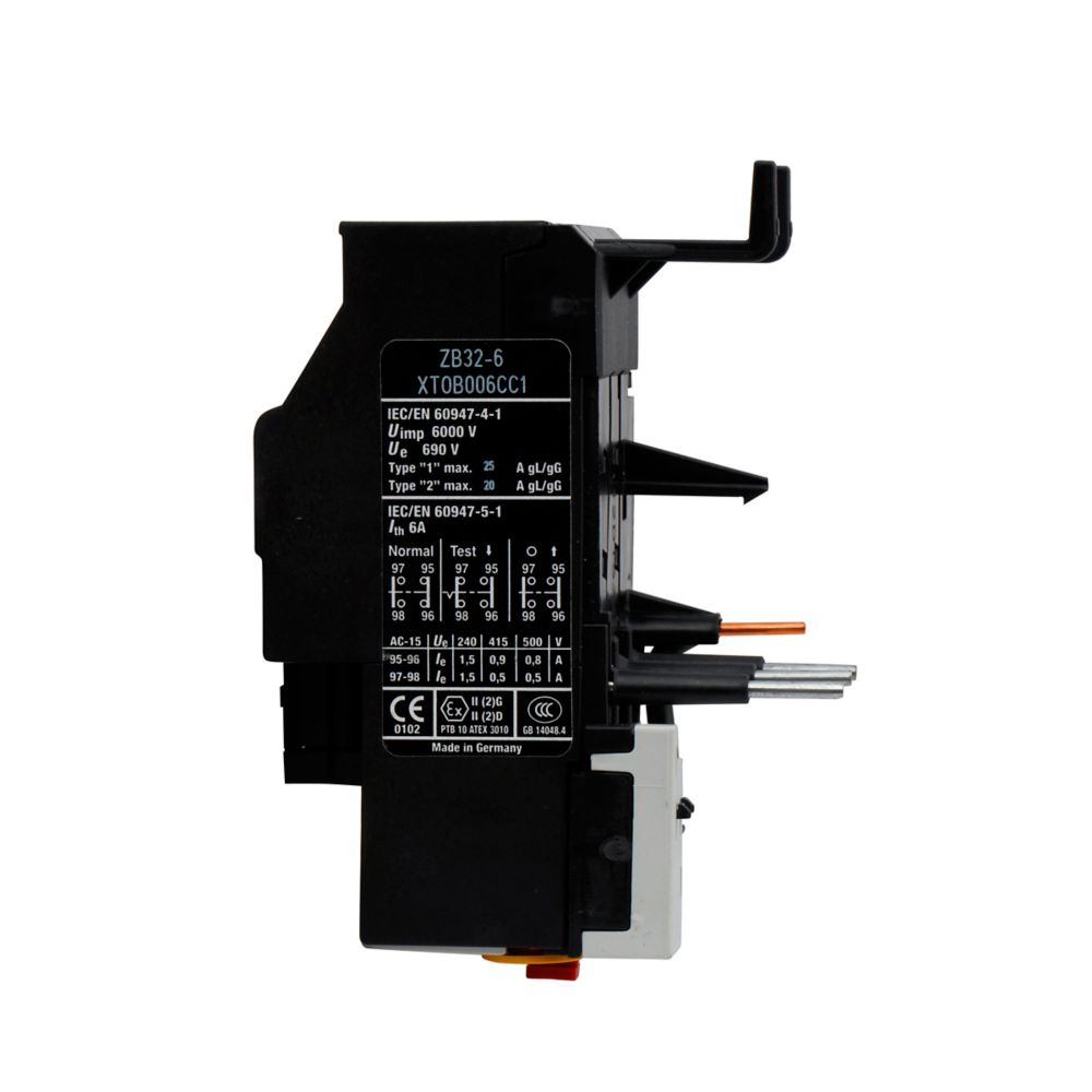Cutler Hammer XTOB006CC1 Overload Relay | 4A-6A XT Series