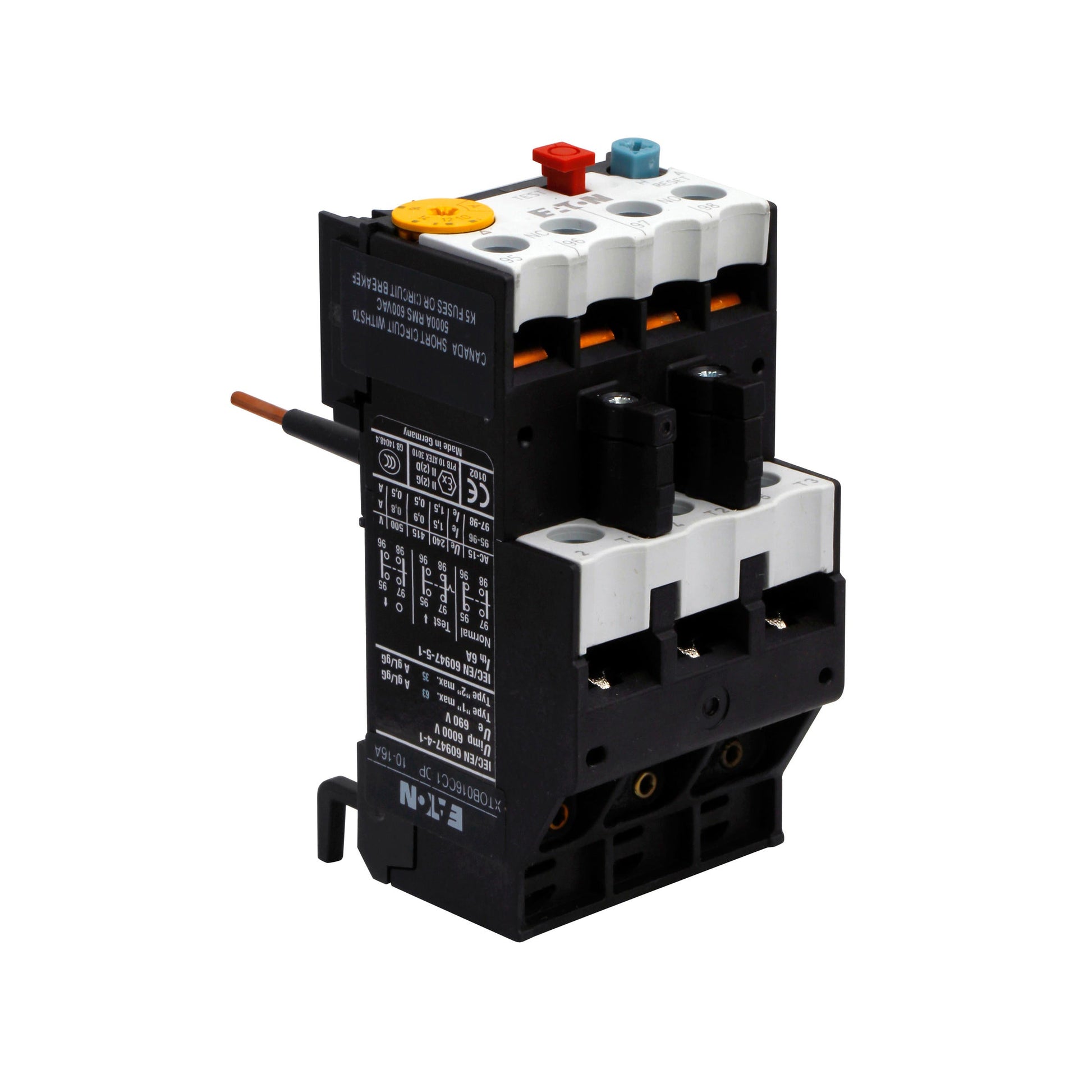 XTOB016CC1- Cutler Hammer - Eaton - overload relay 12-16A overload range - Essential Electric Supply