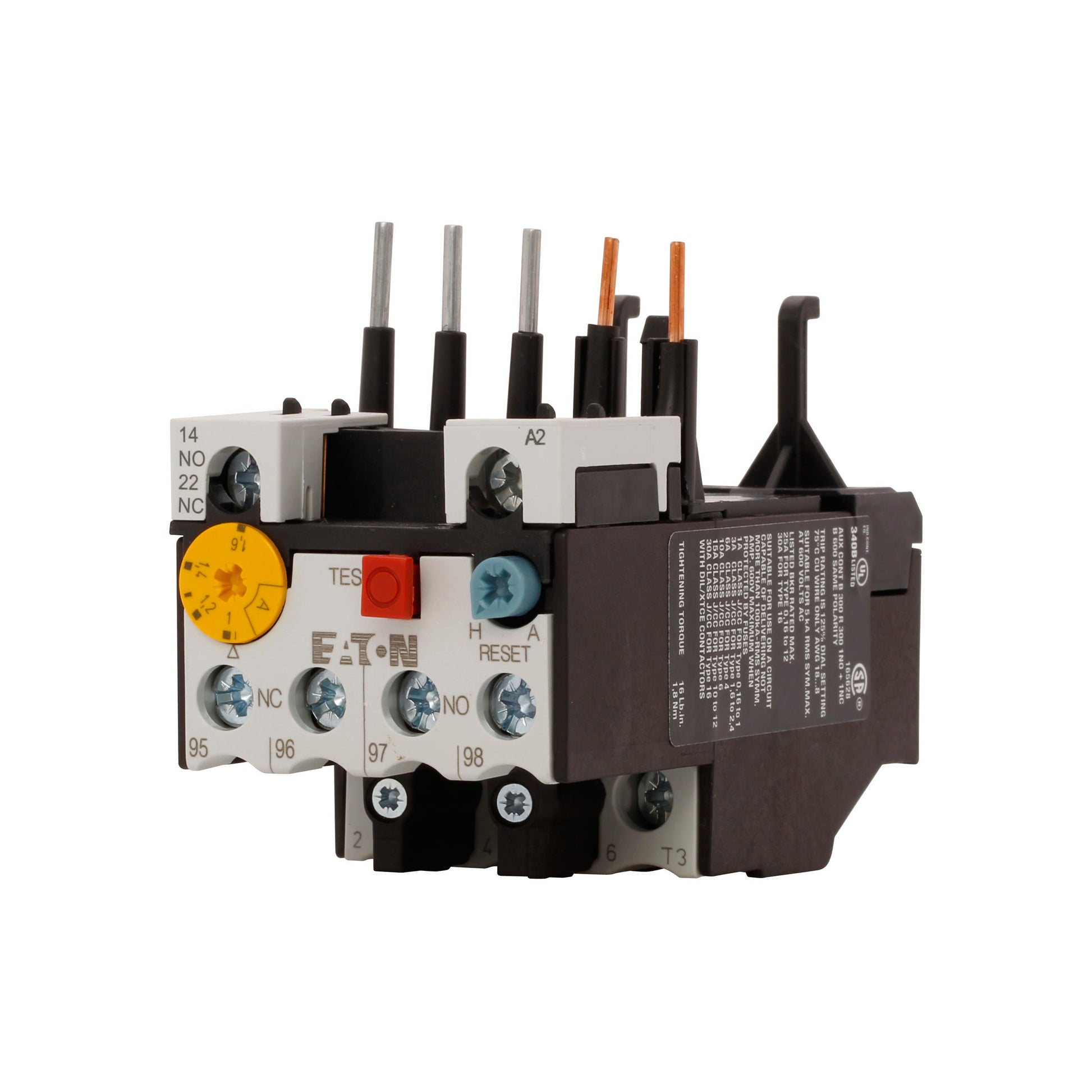 XTOB1P6BC1 Eaton XT IEC Bimetallic Overload Relay - Essential Electric Supply