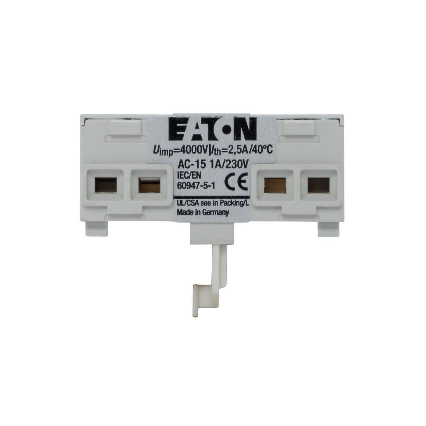 XTPAXFA11 Eaton Front Auxiliary Contact 1NO+1NC - Essential Electric Supply