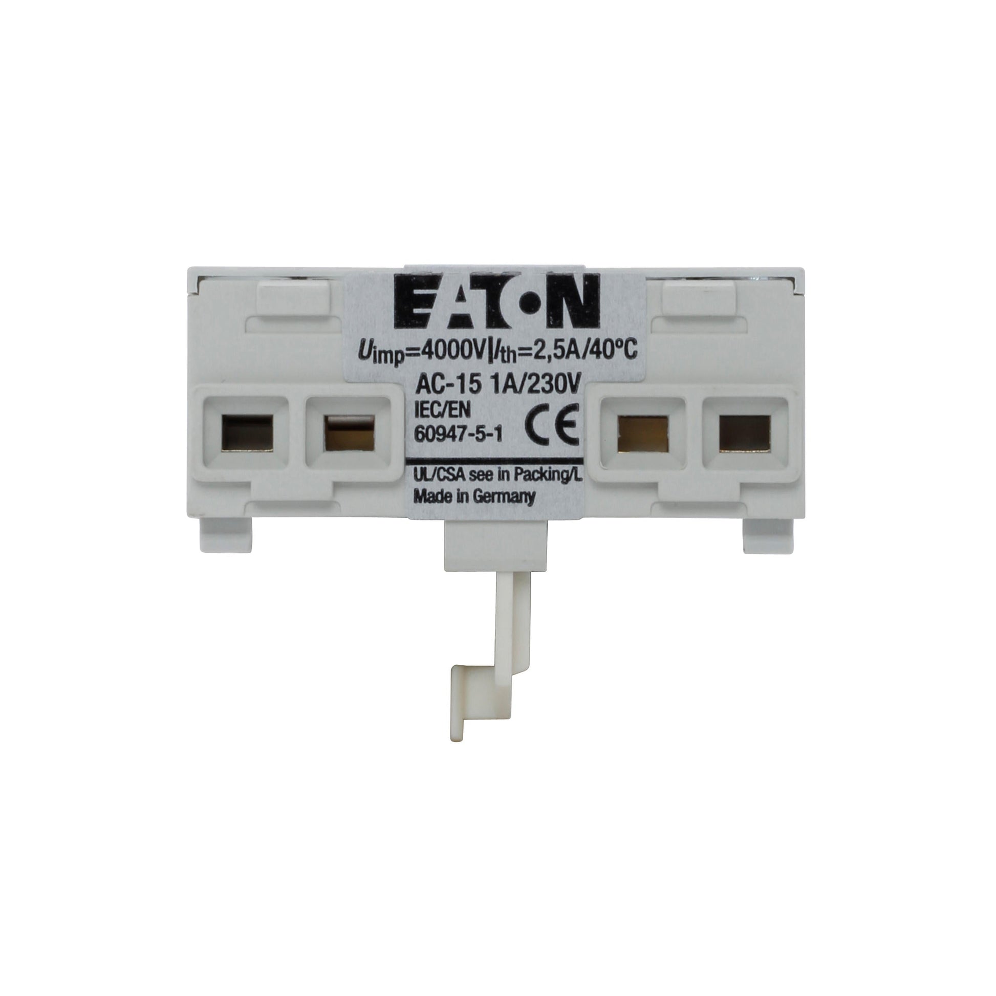 XTPAXFA11 Eaton Front Auxiliary Contact 1NO+1NC - Essential Electric Supply