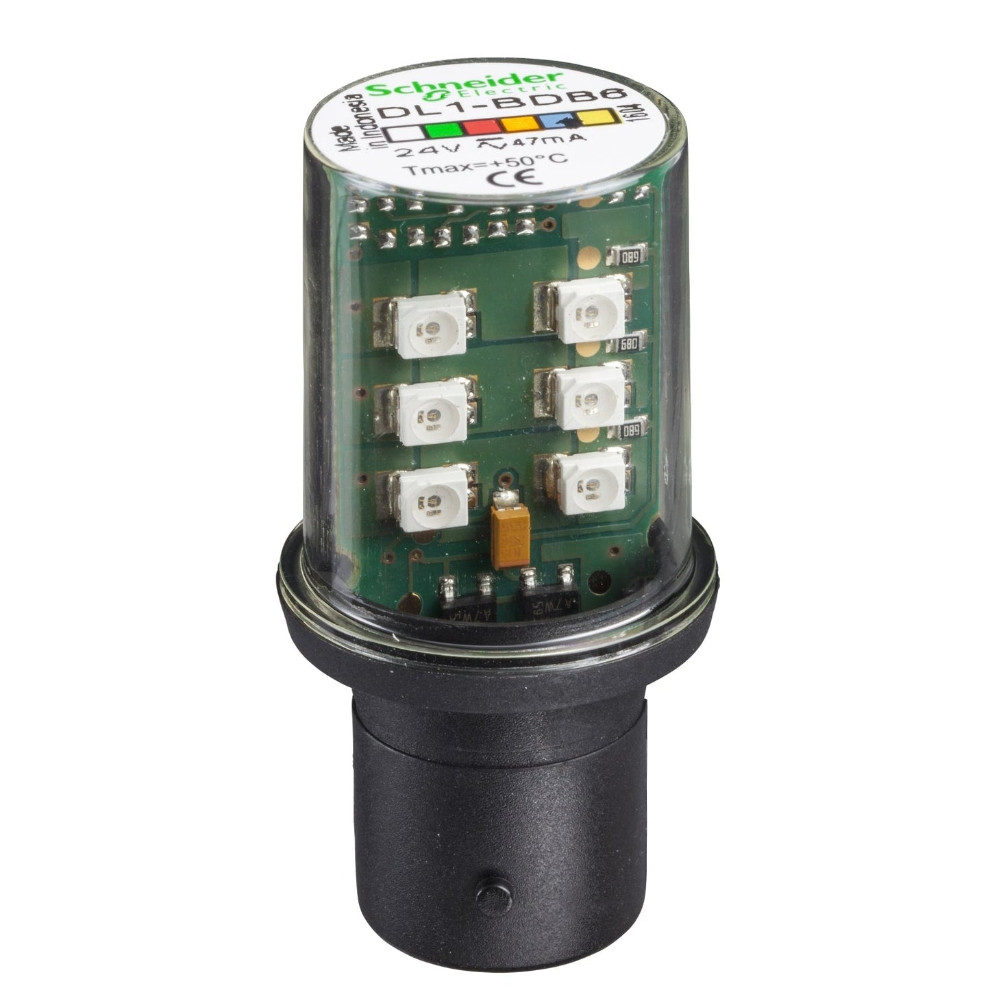 Square D DL1BDB6 Stack Lights | 24V AC/DC Blue LED DL Series