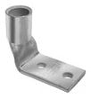 Burndy YA3190 Compression Terminal Long Barrel 1-Hole 90-Degree Cu Tin Plating RoHS UL Listed